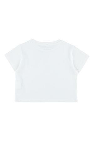 white cotton t-shirt STELLA McCARTNEY KIDS | TY8D22Z0434100